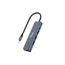 Adaptador USB tipo C  Equip 1xHDMI 4k 1xUSB-C Pd 100w 3xUSB-A 3.2