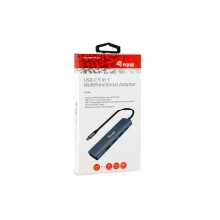 Adaptador USB tipo C  Equip 1xHDMI 4k 1xUSB-C Pd 100w 3xUSB-A 3.2