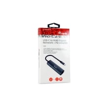 Adaptador USB tipo C Equip 1xUSB-C Pd 100w 1x1GB Rj45 Wakeonlan