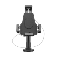 Soporte tablet Aisens antirrobo acero negro