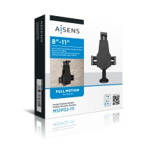Soporte tablet Aisens antirrobo acero negro