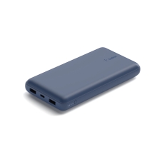 Powerbank Belkin Boost Charge 10.000 mAh 2 USB-A 1 USB-C 15W azul