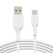 Cable Belkin USB-A macho a USB tipo C macho Boost Charge 0.15m blanco