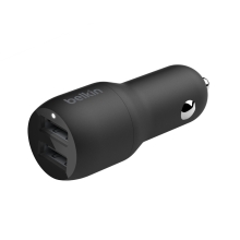 Cargador para coche Belkin 2xUSB-A 24W (12Wx2) negro