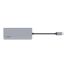 Adaptador USB tipo C  Belkin 1xUSB-C Pd 3.0 2xUSB-A 3.0 1x Jack 3.5 2xlector Sd/MicroSD 1xHDMI 4k Carga 100w