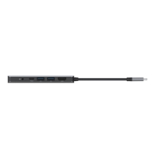Adaptador USB tipo C  Belkin 1xUSB-C Pd 3.0 2xUSB-A 3.0 1x Jack 3.5 2xlector Sd/MicroSD 1xHDMI 4k Carga 100w