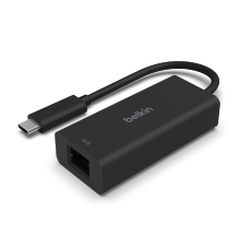 Adaptador Belkin INC012BTBK USB tipo C a Ethernet 2.5GB negro