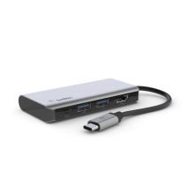 Adaptador USB tipo C Belkin 1xUSB-C Pd3.0 2xUSB 3.0 1xHDMI 4k 100w