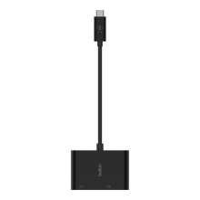 Adaptador Belkin USB tipo C a VGA + carga negro