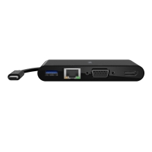 Adaptador Belkin USB tipo C a 1xUSB 3.0 1xRJ45 gigabit 1xVGA 1xHDMI (4K)