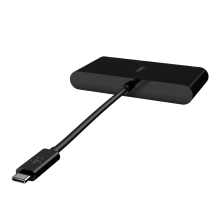 Adaptador Belkin USB tipo C a 1xUSB 3.0 1xRJ45 gigabit 1xVGA 1xHDMI (4K)