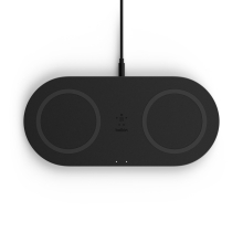 Base de carga inalámbrica doble Belkin 10W Boost Charge negro
