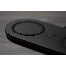 Base de carga inalámbrica doble Belkin 10W Boost Charge negro