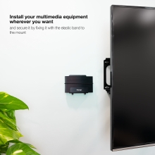 Soporte universal de pared Tooq para router o mini pc reproductor multimedia