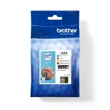 Pack 4 cartuchos originales Brother LC-424 todos los colores