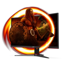 MONITOR AOC C24G2AE 23.6" FHD 165HZ 1MS 2X HDMI 2X DP CURVO