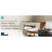 Cartucho original HP 728 negro mate