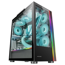 Caja E-ATX Mars Gaming MC-ULTRA doble línea ARGB negro