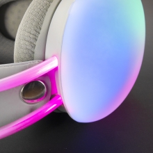 Auriculares Mars Gaming MH-Glow 3.5mm alimentado por USB blanco