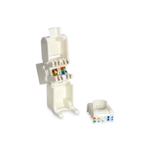 Pack 8 unidades conector hembra RJ45 Equip UTP Cat6 panel Keystone tool free