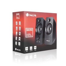 Altavoces 2.0 NGS SB350 12W (2x6W) 3.5mm entrada micrófono