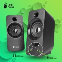 Altavoces 2.0 NGS SB350 12W (2x6W) 3.5mm entrada micrófono