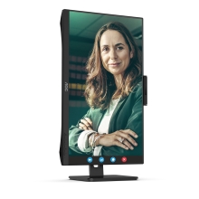 Monitor AOC Q27P3CW 27" IPS QHD HDMI DP webcam pivotante multimedia