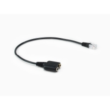 Adaptador RJ9 a 3.5mm para conexion de headset a telefono