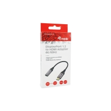 Adaptador Equip DisplayPort 1.2 macho a HDMI hembra 4K 15cm