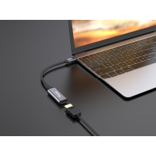 Adaptador Equip USB Tipo C macho a HDMI hembra 2.0 4K 15cm