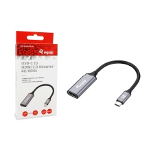 Adaptador Equip USB Tipo C macho a HDMI hembra 2.0 4K 15cm