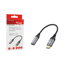 Adaptador Equip DisplayPort 1.4 macho a HDMI hembra 8K 15cm