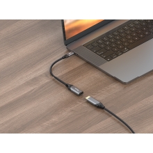 Adaptador Equip USB Tipo C macho a HDMI hembra 2.1 8K 15cm