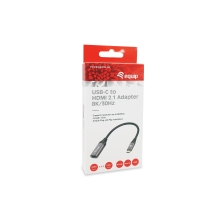 Adaptador Equip USB Tipo C macho a HDMI hembra 2.1 8K 15cm