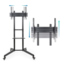 Soporte de suelo con ruedas TooQ FS1170M-B 37" a 70" negro