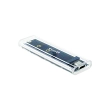 Caja externa TooQ TQE-2200 para M.2 NGFF/NVMe USB 3.1 Gen2 USB-A transparente RGB