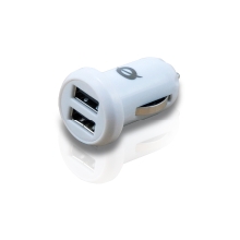 KIT APPLE CARGADOR CONCEPTRONIC PARA COCHE A 2 USB 5V 2A Y CABLE USB APPLE 1105228