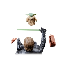 Figura hasbro star wars the black series luke skywalker & grogu