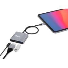 Docking USB tipo C Equip 133488 a 1xHDMI 4K USB-A USB-C PD 100W