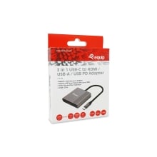 Docking USB tipo C Equip 133488 a 1xHDMI 4K USB-A USB-C PD 100W
