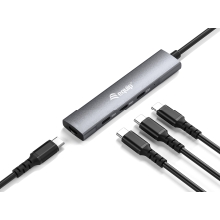 Hub USB tipo C Equip Life USB3.2 Gen1 4 puertos USB tipo C
