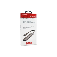 Hub USB tipo C Equip Life USB3.2 Gen1 4 puertos USB tipo C
