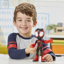 Figura gigante hasbro marvel spidey and his amazing friends miles morales