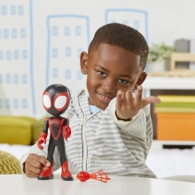 Figura gigante hasbro marvel spidey and his amazing friends miles morales