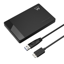 Caja externa Ewent 2.5" USB 3.2 sin tornillos negro