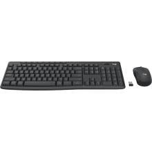 Teclado y ratón inalámbrico Logitech MK370 negro
