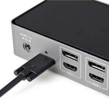 Adaptador StarTech para Tres Monitores DisplayPort y HDMI 4K de 60H