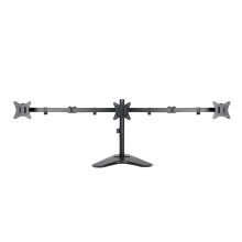 Soporte de mesa TooQ DB1704TN-B 17" a 27" 2 pantallas con peana