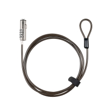 Cable seguridad de portatil tipo nano TooQ con combinación 1.5m