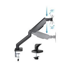 Soporte de mesa TooQ DB5032TNR-B 17" a 32" con brazo negro